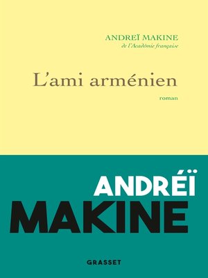 cover image of L'ami arménien